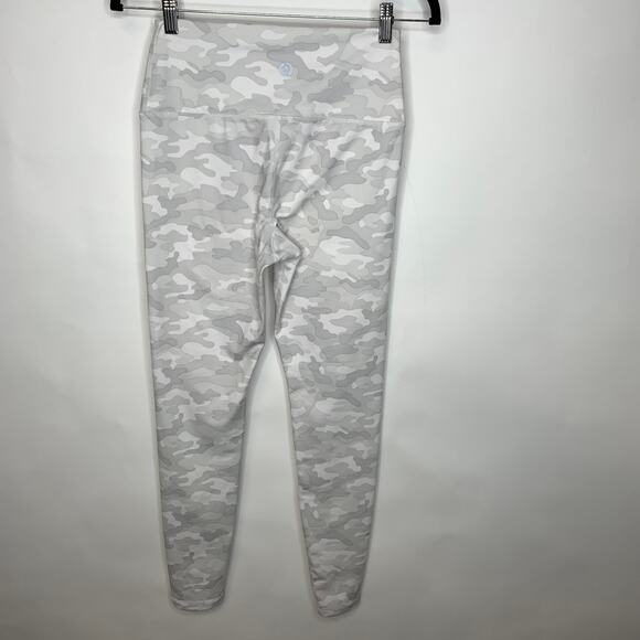 Scorpio Sol White Gray Camo Leggings Sz Small - Picture 2 of 6